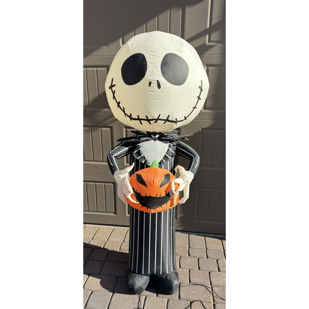 The Nightmare Before Christmas Jack Skellington‎ Halloween Inflatable 5ft 62"
